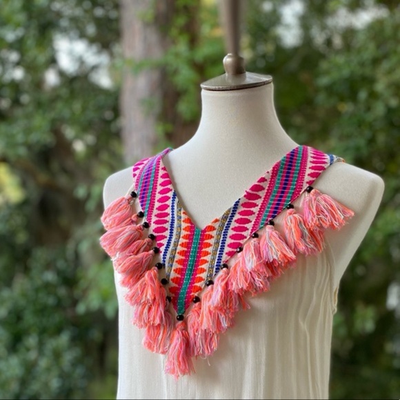 America & Beyond Tassel Dress NWT Small - Picture 8 of 14